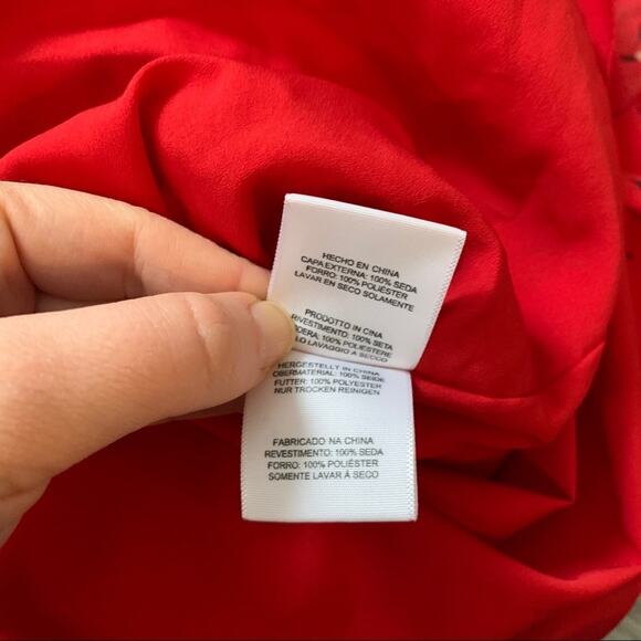 Joie Hafsa One Shoulder Asymmetrical Midi Dress Ruched Patterned sz M - Picture 10 of 13